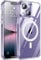 Oprimio Magnetic Case for iPhone 12 Mini - Transparent Mobile Phone Case, Strong Magnet, Scratch-Resistant PC Back - Compatible with MagSafe Accessories