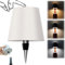 AIMARS Wireless Bottle Lamp, 3 Color Stepless Dimming Wine Bottle Lamp, LED Rechargeable Touch Control Wireless Bottle Lampshade for Bedroom, Restaurant, Bar (White, 1-Pack)