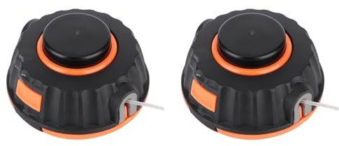 2 Stück Rasentrimmer Freischneider Trimmer, Gartenzubehör Kopf Passend für McCulloch B26Ps T26Cs MT260CLS Rep 5310250 01 Schwarz, Zubehör (Schwarz)