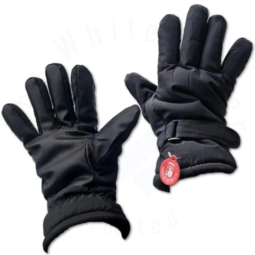 Soft Fabric Glove - Thermal Winter Double Layered - Water Resistance Unisex Men Women Lightweight Touchscreen Gloves for Cycling Running Driving Cycling Climbing Hiking Skiing (Double-Layered-Gloves)