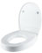 Toilet Seat Elevators, 3Inch(7.5cm) Duroplast Raised Toilet Seat for Elderly, Disabled and Post Surgery Recovery, Includes Soft-Close Mechanism, Maximum Load 250kg, Round Raised Toilet seat,White