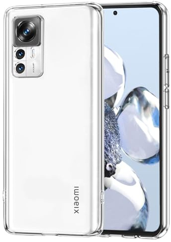 NEW'C für Xiaomi 12T Pro Hülle Case Transparent TPU Stoßfest | 6,67 Zoll, Handyhülle, Case, Silicone Gel, Stoßfest, Kratzfest, Dünn