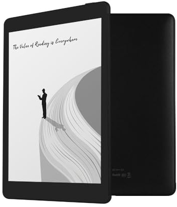 Sunydog Libro elettronico E-Ink e-Reader da 6 Pollici 1 GB + 32 GB Android 8.1 Supporto per Blocco Note in Carta Digitale Connessione Wi-Fi e BT Luminosità dello Schermo Porta di Tipo C Regolabile