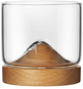 Ahuuen Verre à liqueur,Petit verre à vin à whisky de style japonais | Verres de bar et de cuisine, adaptés à l'eau, au vin, au thé et à d'autres boissons