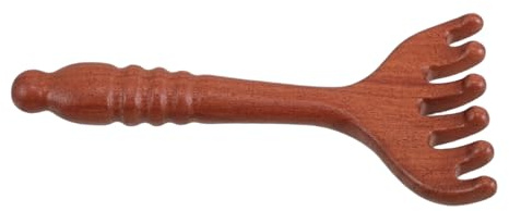 GETAJGHSD Sandelholz Kopfhautmassage Kamm Ergonomisch Natürlicher Holz Kamm Breiter Zahn Massagebürste Entspannende Kopfhautpflege für Damen und Herren
