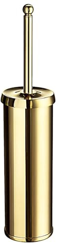 SMEDBO SME_V233 Smedbo Brass Polished Villa Free Standing Toilet Brush, 9.1 x 9.1 x 42.5 cm , Gold