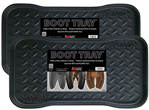 Jobsite Boot Tray - Multi-Purpose - 38 cm x 71 cm - 2 Pack