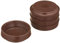 Merriway® BH01561 (4 Pcs) Non-Slip Rubber Castor Cups for Wood Hard Floors, Large Brown Outer Diameter 70mm (2.3/4 inch) - Pack of 4 Pieces