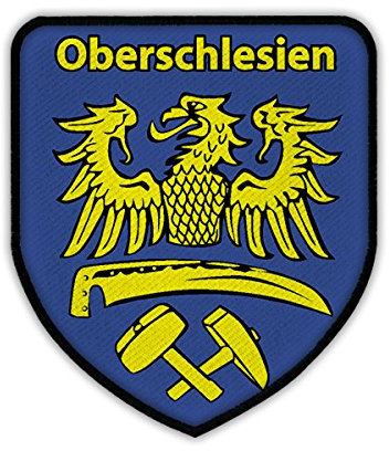 Copytec Patch/Aufnäher -Oberschlesien Schlesien Schlesier Heimat Adler Wappen #14478
