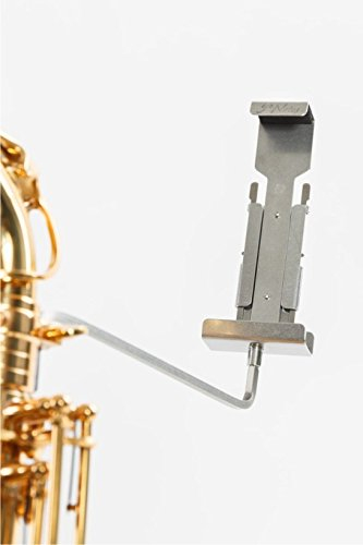 eyeNotes G3000S für Saxophon, Marschgabel, Marschgabel, Marschbuchhalter, Notenhalter aus Edelstahl