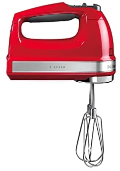 Kitchenaid 5KHM9212BER 9-Speed Hand Mixer, Empire Red 700005853