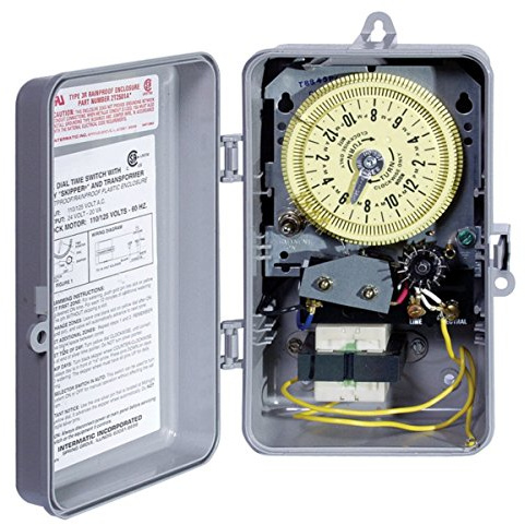Intermatic Sprinkler Irrigation Timer T8845PV with 14-Day Skipper and Auto Shut-Off Programmable 60 Cycles enclosed in NEMA 3R Indoor/Outdoor Durable Casing