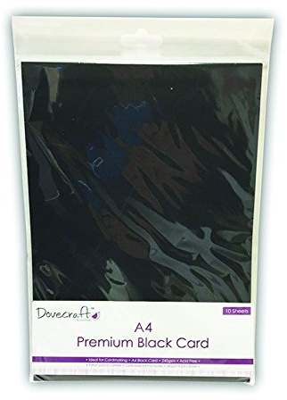 Dovecraft Essentials - A4 Premium Black Cards