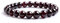 Candyfancy Armbänder Damen 8MM Perlen Granat Armband Bergkristall Bead Elastisch Natürlich Stein Frauen