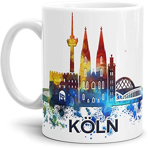 Köln-Tasse Skyline - Kaffeetasse/Mug/Cup - Qualität Made in Germany
