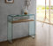 DUGARHOME - Recibidores Modernos de Cristal - Consola Cristal Estante Madera (80x30x76)