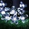 KINGCOO Solarlampen Blumen Schnur Lichter Außen, Wasserdicht 23ft/7m 50 LED Pfirsichblüte Kirschblüte Solar Lichterkette für GärtenHäuser Hochzeit Weihnachtsfeier Dekorationen(Weiß)