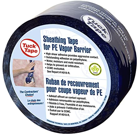 Tuck Tape Abdeckband, Bauqualität, blau, 60 mm x 55 m