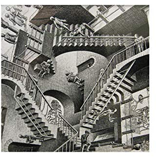 Spiffing Prints M C Escher - Relativity - Medium - Matte - Unframed