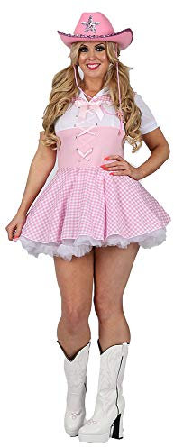 2PC.Deluxe Pink Cowgirl Costume