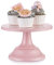 NUPTIO Présentoirs à Gâteau Rose, Gâteau de Dessert de Mariage 20cm Gâteau Rond se Dresse pour Fête de Fête d Anniversaire de Mariage Anniversaire Baby Shower