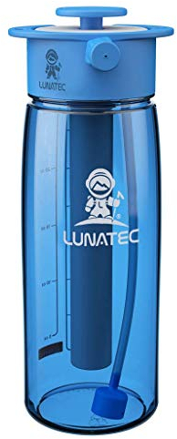 Lunatec Hydration Spray Water Bottle is a pressurized personal mister, camp shower and sport water bottle in one easy-to-use BPA free bottle.