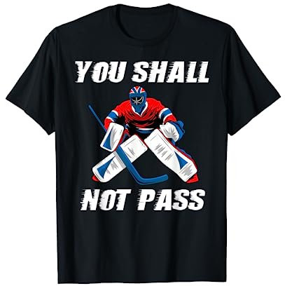 Ghiaccio Hockey Portiere Portiere Campo Hockey Maglietta