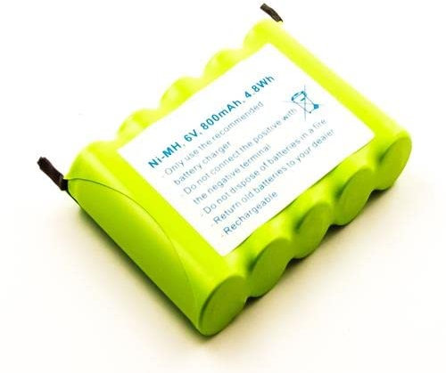 Akkupack 6V 800mAh 4,8Wh NI-MH Tauschpack Universal mit Lötfahne AA Mignon
