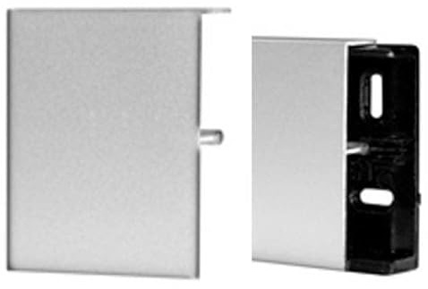 Sockelleiste | Aluminium | Silber | Breite 15 mm | Höhe 60 mm | Länge 2500 mm | Klicksystem | Klickmontage | 1 Stück