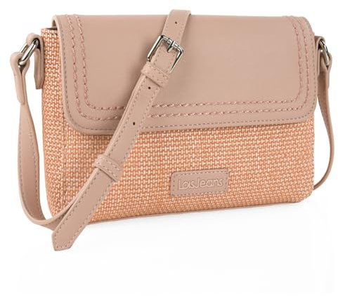 Lois - Bolso Bandolera Mujer elegante. Bolso mujer versátil diseño práctico para diario ideal como Bandolera Mujer moderno y funcional dentro de los mejores Bolsos De Mujer Cierre Cremaller, Rosa