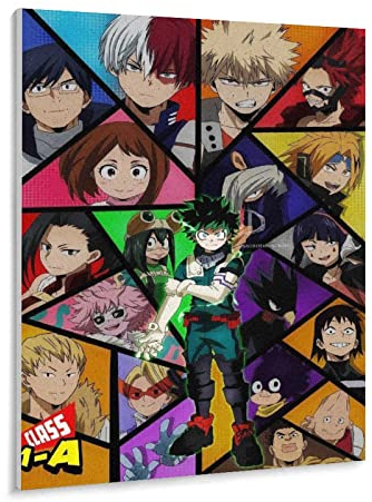1000Pcs Anime My Hero Academia Puzzle Erwachsenen Dekompression Spiel Puzzle Studenten Spielzeug Für Kinder Weihnachten Geburtstag Geschenke(50x70cm)-511