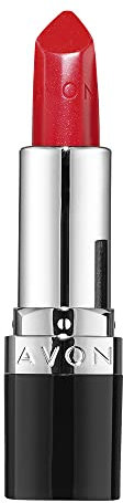 AVON Barra de Labios Ultra Shimmer Amber Embers - Textura Cremosa con Pigmentos Perlados Reflectantes de la Luz - Con Vitamina E, Aceite de Aguacate y Aceite de Sésamo - SPF 15 - Color Rojo
