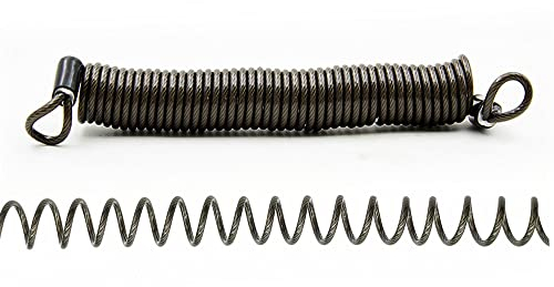 2.5m Steel Cable Double Ring Double Steel Cable Braided Double Steel Braided Cable Can Be Used with a Password Lock for Bicycle Suitcases (Black)