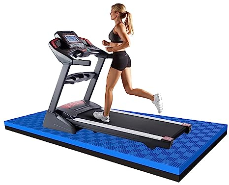 WORDFUN Schallschutzmatte Für Laufband, Hochdichte Bodenmatte Für Fitnessgeräte, Antivibrationsmatte, Multifunktionsmatte, Unterlage Antirutsch Für Heimtrainer, Crosstrainer, Rudergerät