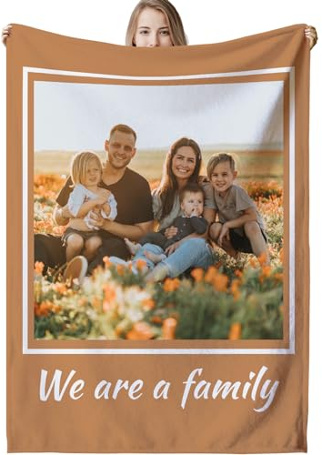 Personalisierte Decke,Decke mit Foto Personalisiert Decke mit Foto, Fotodecke mit Eigenem Foto,Kuscheldecke mit Foto,Decke Selbst Gestalten Foto,Personalisierte Geschenke fur Freundin,Mama,Papa