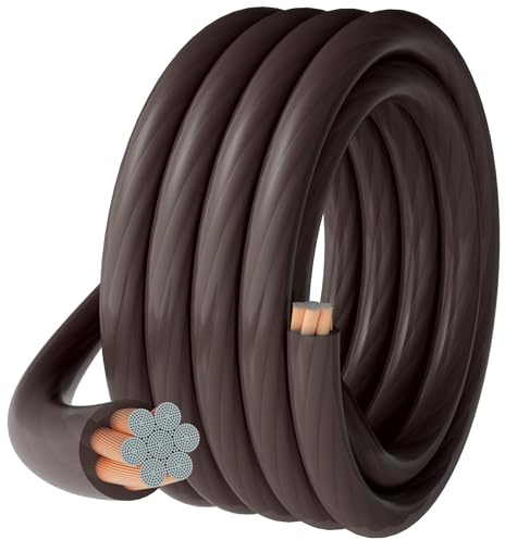 HiFind Cable de alimentación y tierra, calibre 4, calibre 4, AWG, 35 pies, color negro, True Spec, transparente, flexible, suave al tacto, para audio de coche, altavoz, solar, marino, generador