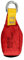 Sac de Lancer Sports de Plein air Arborist Arbre Escalade Sac de Poids pour d'escalade d'arbre (Rouge, 300G)