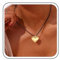 Inilbran Collier Ras Du Cou En Cuir Boho Collier Ras Du Cou En Cuir Noir Collier Ras Du Cou En Cuir Gothique Collier Court En Daim Noir Collier Coeur Bouffant En Or Bijoux Pour Femmes Et Filles