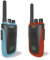 KIDYWOLF Walkie-Talkies mit Taschenlampe blau/rot