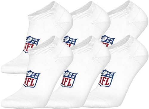 NFL Unisex Nfl Shield 6pk Sneaker Socks Sport socks (6er Pack)