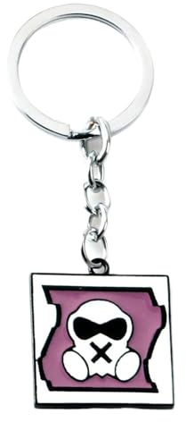 Rainbows Six Schlüsselanhänger Game Figur Logo Auto Accessories Rainbows Six Metal Anhänger Kette (Mehrfarbig-5)
