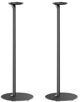 goobay Lautsprecherständer für Sonos Era 100 / Lautsprecherhalterung 3k Tragkraft/Boxenständer mit Kabelmanagement / 71cm hoch/schwarz / 71026
