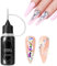 Nail Rhinestone Glue Gel, Super Adhesive Nail Glue for Gems, Professional Gemstone Glue for Nails, Long Lasting UV Glue for Nails, Nail Art Rhinestones Glue Gel for Rhinestones Crystal Stones Jewels