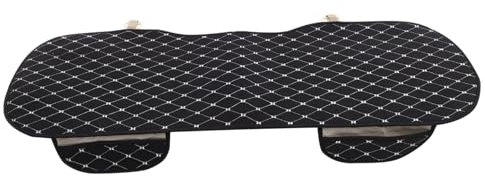 SOLUSTRE Auto Rücksitzbezug Anti-rutsch Kissen Atmungsaktives Auto-sitzpad Für Bequemes Fahren Passend Für Fahrzeuge Schwarz