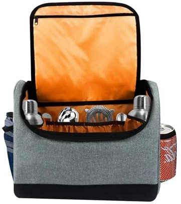 Barkeeper Kit -Tasche - Tragbarer Barkeeper -Tragetasche mit Griff | Anwendungsbereich, Barzubehör für die Innenräume im Innenbereich im Freien, die Koffer für Weinwerkzeuge Set. Set