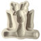 Stampo in silicone 3D a forma di omino di pan di zenzero, per torte fai da te, cioccolato, caramelle, dessert, strumenti da forno