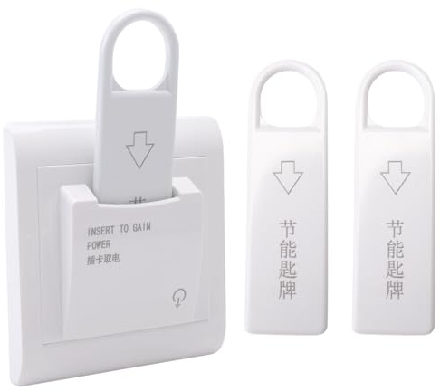 Janasiba Interruttore un Scheda Magnetica per Hotel di Alta Qualità Interruttore un Risparmio Energetico Inserire La Chiave per L'Alimentazione con 3 Carte