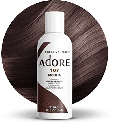 Adore Shining Semi Permanent Hair Colour, 107 Mocha