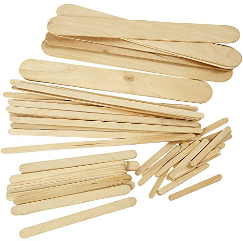 Wooden ice cream sticks
