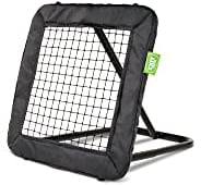 EXIT Toys Kickback Multisport Rebounder L - 124x124cm - Trainiere Deine Balltechnik - Für Fußball, Volleyball, Handball und Hockey - Verstellbar in 10+ Positionen - Einfach Versetzbar - Schwarz